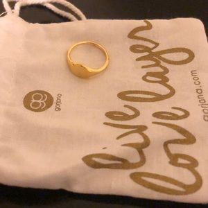 Gorjana signet ring size 5 ring